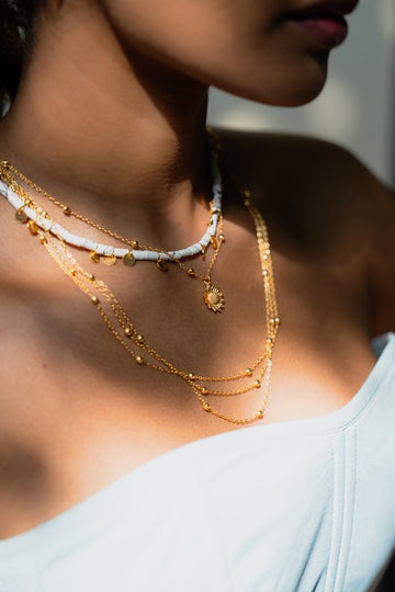 Orbit Necklace (White)
