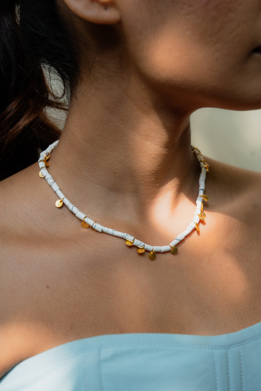 Orbit Necklace (White)